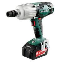 metabo metabo ssw 18 ltx 600 cordless impact wrench with 2x40ah batter ...