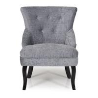 Melrose Fabric Armchair Steel