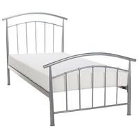 Mercury Silver Bed Frame Single