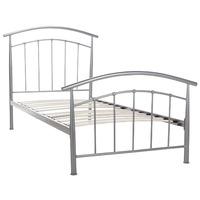 mercury silver bed frame small single