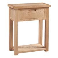 Melrose Oak Small Console Table