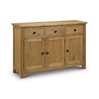 medford oak 3 door sideboard