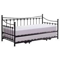 Memphis Day bed with Trundle Bed Black