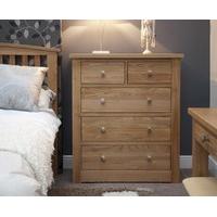 messina oak 2 over 3 chest