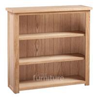 melrose oak small bookcase