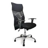 MESH SHIRT TAIL CHAIR IN BLACK + CHROME BASE