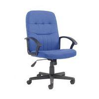 medium back managers chair blue