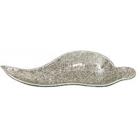 Mercury Large Sparkle Mosaic Leaf Dish (Set of 4)