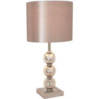 Mercury Table Lamp with Champagne Shade