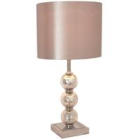 Mercury Mosaic Table Lamp with Champagne Shade