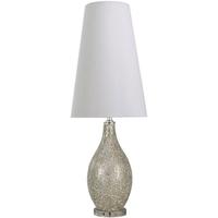 mercury sparkle mosaic statement lamp