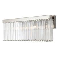 Melton Nickel And Crystal Wall Light