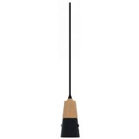 Medium Black Cone Lamp