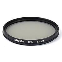 MENGS 62mm CPL Circular Polarising Filter Protector With Aluminum Frame For Digital Camera And SLR/ DSLR/ DC/ Camcorder