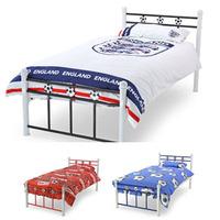 Metal Beds Soccer 3FT Single Metal Bedstead