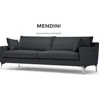 Mendini 3 Seater Sofa, Anthracite Grey