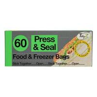 Mega Value Press Seal Food and Freezer Bags