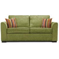 medina fabric 3 seater sofa olive