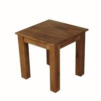 Merino Wooden End Table In Mango Wood With Gloss Touch