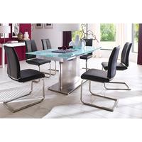 Memory 8 Seater White Dining Table Set With Ronja Dining Chairs