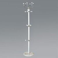 Mecki Coat Stand In White And Chrome Finish