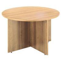 MEETING TABLE OAK - H X DIA: 727 X 1200