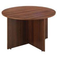 MEETING TABLE WALNUT - H X DIA: 727 X 1200