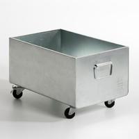 Metal Toybox Metal Tub on Casters