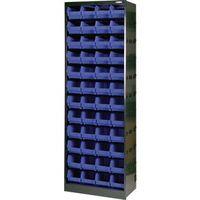 metal cabinets with 48 polypropylene bins our art 103