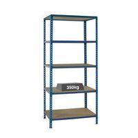 MEDIUM DUTY BAYS - BLUE HEIGHT 2000 CHIPBOARD SHELF SIZE 900 X 400