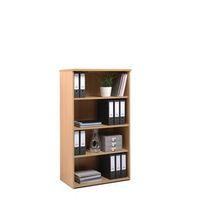 medium bookcase solid back 18mm shelves