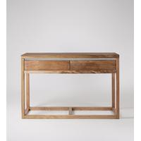 merton console table set in cool steel