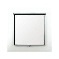 METROPLAN EMS16W Eyeline Screen - Manual - Square Format - 160cm (w) - Wall/ceiling screen - Easy to install with the unique \'click on - click off\' fi