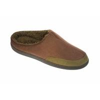 Mens New Cooler Brand MicroSuede Mule With Warm Soft Fur Insole Slipper