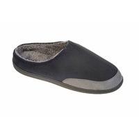 Mens New Cooler Brand MicroSuede Mule With Warm Soft Fur Insole Slipper