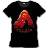 Men\'s Star Wars Vii Men\'s The Force Awakens Kylo Ren - First Order Short Sleeve T-Shirt, Black, X-Large