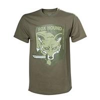 metal gear solid beige fox hound t shirt x large electronic games
