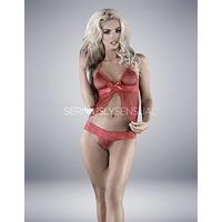 Me Seduce Angela Red Chemise S/M (UK 8-12)