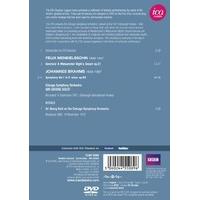Mendelssohn/ Brahms: Solti (Symphony No. 1/ Midsummer) (Chicago Symphony Orchestra/ Sir Georg Solti) (ICA Classics: ICAD 5089) [DVD] [NTSC] [2012]