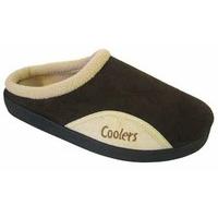 Mens Coolers Brand Microsuede Slip On Mule Clog Slipper 361 UK 8 Brown