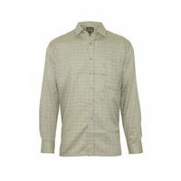 mens champion cartmel country style casual check long sleeved shirt