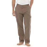 Mens Tom Franks Plain Print Summer Cotton Twill Outdoor Cargo Trousers