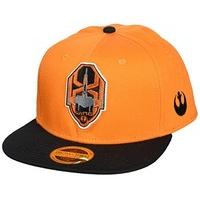 Meroncourt Unisex The Force Awakens X-Wing Resistence Snapback Baseball Cap, Orange, One Size