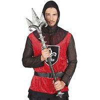 medieval gothic knight large prop trident weapon