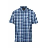 Mens Champion Country Style Casual Check Short Sleeved Polycotton Shirt 3038