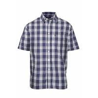 Mens Champion Country Style Casual Check Short Sleeved Polycotton Shirt