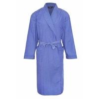 Mens Champion Luxury PolyCotton Wrapover Bathrobe Dressing Gown Lounge Wear