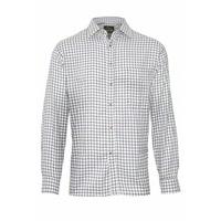 mens champion salisbury country style casual check long sleeved shirt  ...