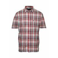 Mens Champion Country Style Casual Check Short Sleeved Polycotton Shirt