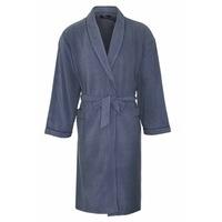 Mens Champion Luxury Micro Fleece Wrapover Bathrobe Dressing Gown Lounge Wear